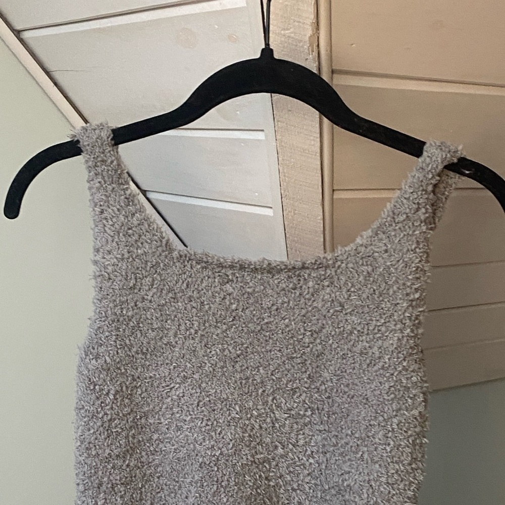 NWT SKIMS GIRLS COZY TANK IN SMOKE 12/14 - Picture 8 of 12